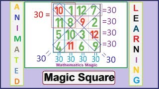 How to create a Magic square  magic square trick  magic tricks  Shortcut world in Online CSK [upl. by Bernadene]