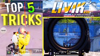 5 TIPS AND TRICKS of LIVIK Map  Part  1  PUBG MOBILE TIPS AND TRICK [upl. by Azile434]