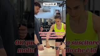 Tips per il deltoide frontale 💣‼️video completo Correlato ⬇️workout gym shoulderworkout gym [upl. by Harrie]