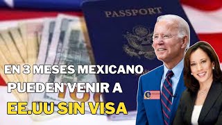 🇲🇽 MEXICO ahora podemos VISITAR sin VISA a EEUU [upl. by Keisling122]