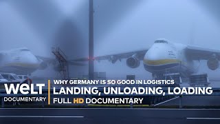 WHY GERMANY IS SO GOOD IN LOGISTICS Landing unloading loading – Cargo hub Leipzig  Documentary [upl. by Hanway]