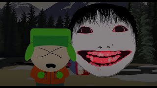 FNF Apparition V2 But YOSHIE amp Kyle Broflovski Sings It  South Park Death Forest [upl. by Aiuqram]