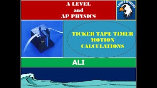 Ticker Tape Timer Kinematics Calculations [upl. by Barber]