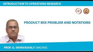 Product Mix problem and Notations [upl. by Otxis]