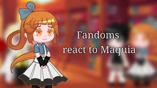 Fandoms react to Maquia  Реакция разных фандомов на Макию 34  Maquia WTPFB  УПУЦО 🇷🇺🇺🇸 [upl. by Ltihcox]