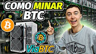 Cómo Minar Bitcoin Con La Pool ViaBTC⛏️Muy Fácil [upl. by Nnylcaj]