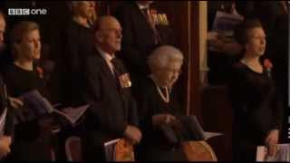 Royal British Legion Festival of Remembrance 2013 3 Cheers for Her Majesty the Queen [upl. by Demmy]