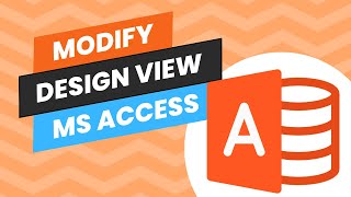 Modify Design View in MS Access Bangla Tutorial 2024 [upl. by Arutnev]