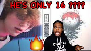 16 YEAR OLD KILLS quotLOGIC  HOMICIDEquot COVER  REACTION [upl. by Cinimod]