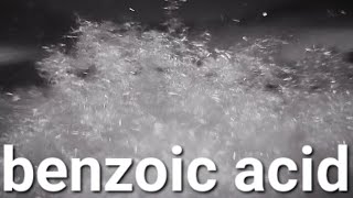 benzoic acid from sodium benzoate quick and simple [upl. by Ehcram]