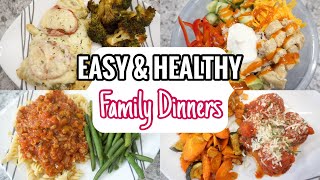 HEALTHY Dinners that your FAMILY WILL LOVE  Simple amp Clean Ingredient Dinner Recipes [upl. by Lathan]