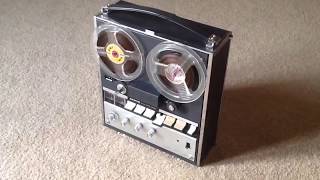 Sanyo MR 151 Reel to Reel Tape Recorder [upl. by Hairacaz]