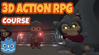 3D Action RPG Remastered Tutorial in Godot 42 8 Hour Free Course [upl. by Aihseym]