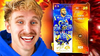 99 Aaron Donald is the BEST Card in Madden 24 [upl. by Eceela344]