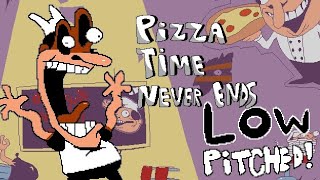 Pizza Tower OST Pizza Time Never Ends Low Pitched Fake Peppinos Boss theme [upl. by Cristina]