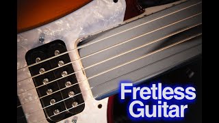 FRETLESS GUITAR  The awesome sound of my Vigier Excalibur Surfreter Model Electric Guitar [upl. by Grani]