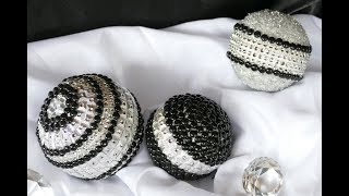 Kugel basteln – Bastelideen einfach – DIY Wohndeko – how to make a decoration ball – Hochzeitsdeko [upl. by Sad]