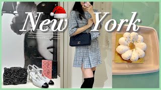 Chanel Winter Sale News amp NYC Christmas Adventure at JeanGeorges [upl. by Thedric]