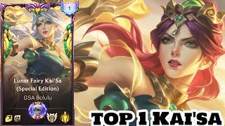 Wild Rift Kaisa Top 1 Kaisa Gameplay Rank master [upl. by Leschen]