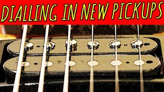 Dialling In New Pickups Height amp Pole Screw Adjustments [upl. by Akienaj]