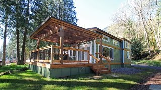 Whidbey the Park Model Tiny House at Wildwood Lakefront Cottages [upl. by Boru]