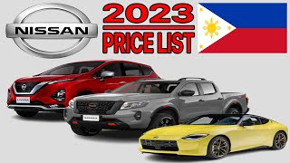 Nissan Cars Price List In The Philippines 2023 [upl. by Koetke]