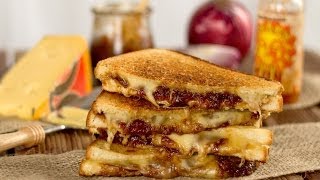 Rons Jarlsberg Onion Jam Grilled Cheese [upl. by Arbmat]