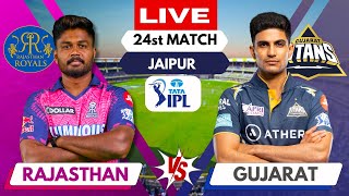 🔴 Live IPL 2024 Rajasthan vs Gujarat  RR vs GT Match 24  IPL Live Scores amp Commentary [upl. by Avat]