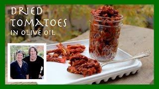 Storing Dehydrated  Sun Dried Tomatoes in Olive Oil for Convenient Uses [upl. by Ihcego]