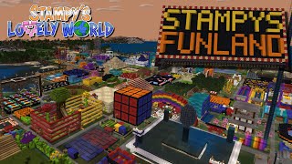 Playing some MiniGames in Stampys Funland with EnderXD [upl. by Eniarol]