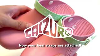 Customizing Your Clogs Heel Strap Kit Tutorial for Calzuro [upl. by Agem]