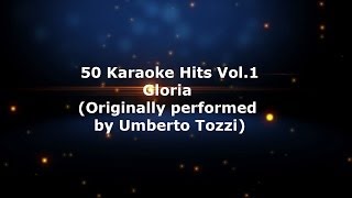 50 Karaoke Hits Vol 1  Gloria  Umberto Tozzi [upl. by Ahsemrac]