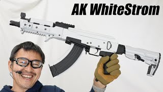 AK ホワイトストーム 次世代電動ガン 東京マルイ エアガンレビュー AK47ベースの現代化カスタム 2021年12月10日発売 [upl. by Trella429]