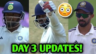 INDIA A Vs B amp INDIA C Vs D  Duleep Trophy Day 3 Highlights amp Updates 🔥 India Cricket News Facts [upl. by Danell723]