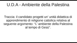 Uda Ambiente della Palestina [upl. by Goode599]