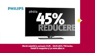 Reclamă ALTEX TV Philips Mai 2015 [upl. by Naynek375]