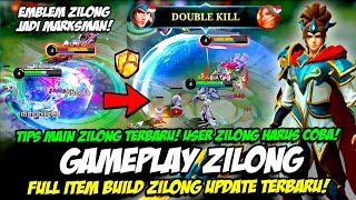 CARA MAIN ZILONG YANG BENAR❗ EMBLEM ZILONG amp BUILD ZILONG TERSAKIT 2023❗ TUTORIAL amp GAMEPLAY ZILONG [upl. by Grossman713]