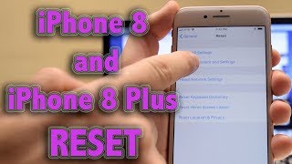 Hard Reset  How to reset and erase iPhone 8 and 8 Plus Recovery Mode [upl. by Naomi]