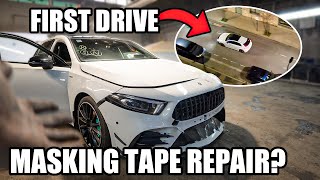 REBUILDING A CRASH DAMAGED 2020 MERCEDES A35 AMG  PART 5 [upl. by Eniamert]