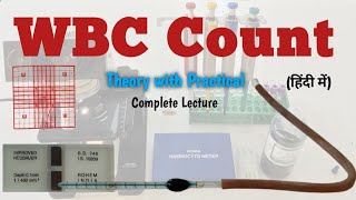 TLC  WBC Count  Complete Lecture with Practical by neubauer counting chamber in hindi [upl. by Nestor]