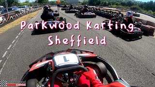 Parkwood Outdoor Go karting Sheffield  Grand Prix Qualifiers [upl. by Leatrice]