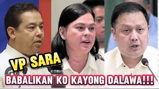 LATEST UPDATE  VP SARA BABALIKAN SI ROMUALDEZ AT CO PAGDATING NG TAMANG ARAW [upl. by Soinski]