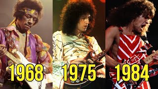 Greatest Guitar Solo Every Year 19652024 [upl. by Ayikaz]