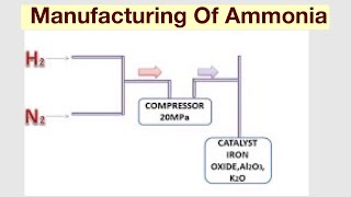 Habers ProcessManufacturing Of Ammonia [upl. by Winn690]