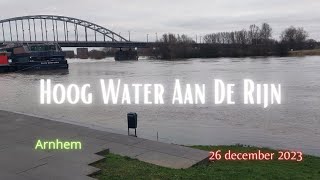 Hoog Water in Arnhem sonsbeekpark arnhem rijn [upl. by Reppep929]