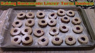 Baking Homemade Linzer Torte Cookies  Family Circle Recipe [upl. by Sanburn]