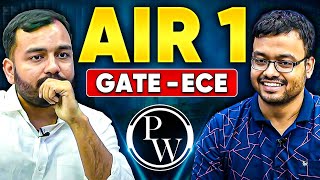 AIR 1 in GATE ECE  Job के साथ मेहनत कर मिली सफलता  GATE 2024 Results [upl. by Felt]