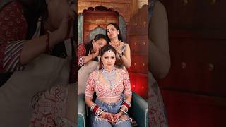 Kaisi lg rhi hu💁🏻‍♀️ bridalmakeup bridallehenga makeup gimaashi parulgarg [upl. by Douglas]