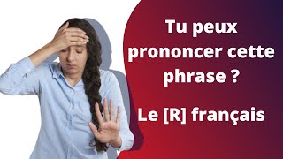 🗣️Exercice de PRONONCIATION  Le son R en français Shorts [upl. by Mariya525]