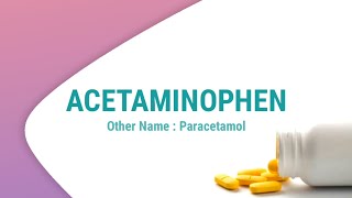 Acetaminophen  Analgesic amp Antipyretic  Drug of the Day [upl. by Noach447]